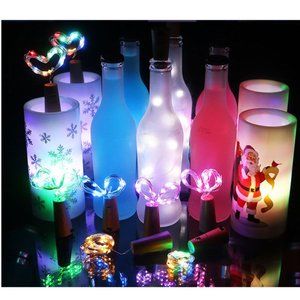 5pcs/lot wine bottlestopper string bar light party